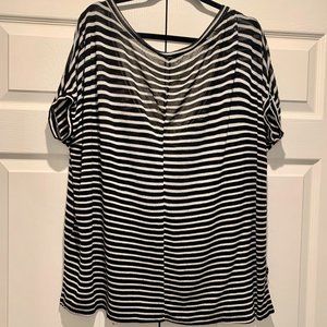 Brandy Melville Striped Short Sleeve Shirt